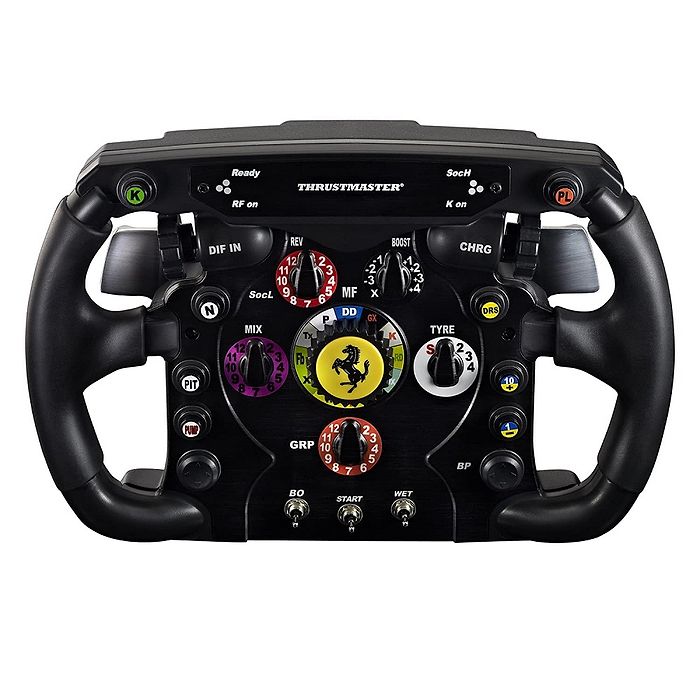 הגה מירוצים Thrustmaster Ferrari F1 Wheel Add-On - צבע שחור שנה אחריות עי היבואן הרשמי

