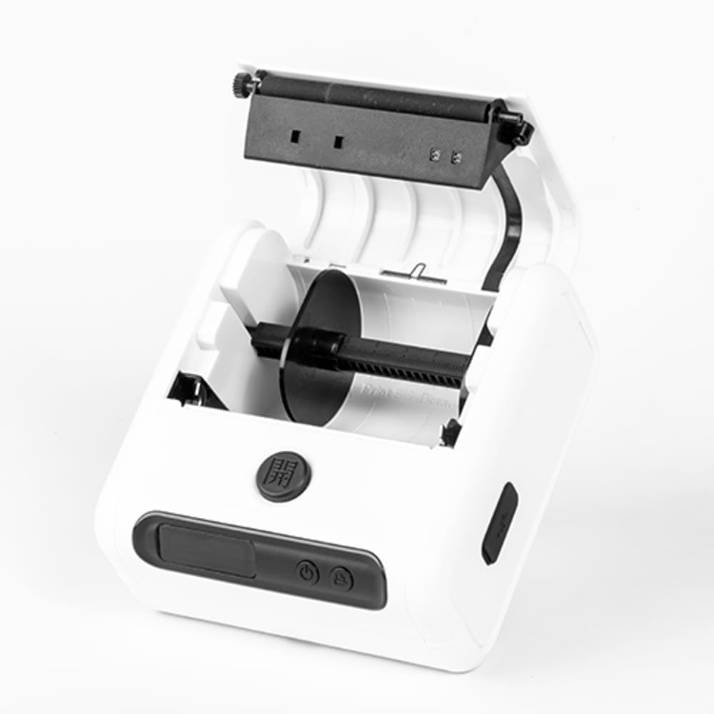 מדפסת מדבקות ניידת אלחוטית עם אפליקציה Aimo M200 - צבע לבן שנה אחריות ע