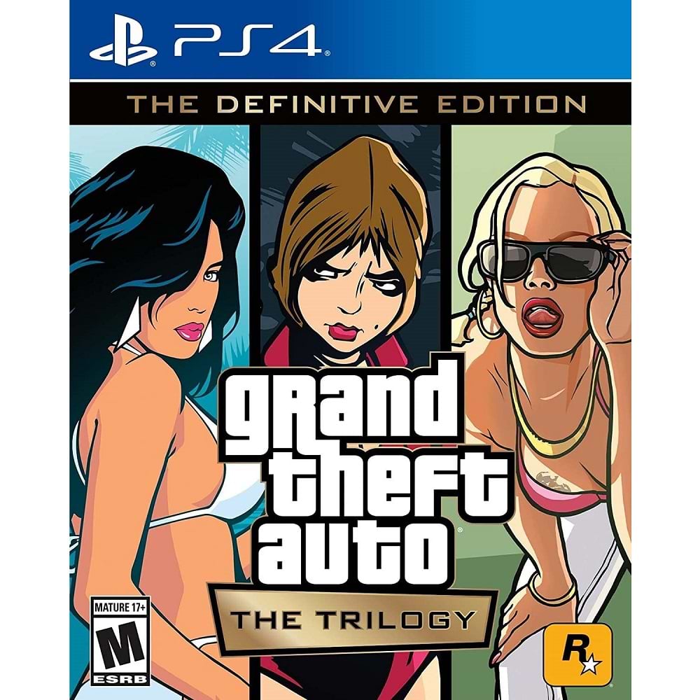 משחק GTA Trilogy Definitive Edition לקונסולת Sony Playstation 4