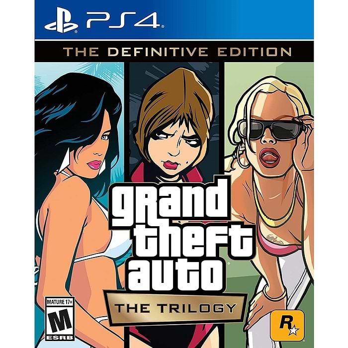GRAND THEFT AUTO: THE TRILOGY - THE DEFINITIVE EDITION - PS4  משחק עדלי