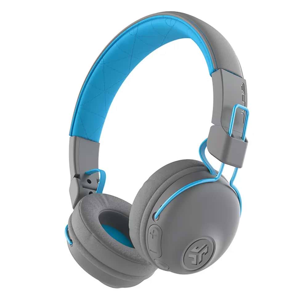 אוזניות אלחוטיות Jlab Studio Wireless - צבע אפור כחול שנתיים אחריות ע