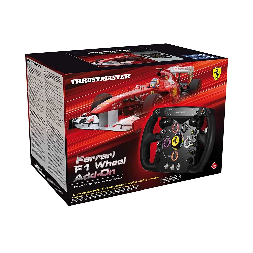 הגה מירוצים Thrustmaster Ferrari F1 Wheel Add-On - צבע שחור שנה אחריות ע