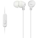 אוזניות חוטיות Sony MDR-EX15AP - צבע לבן 