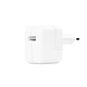 מטען Apple 12W USB Power Adapter - צבע לבן 