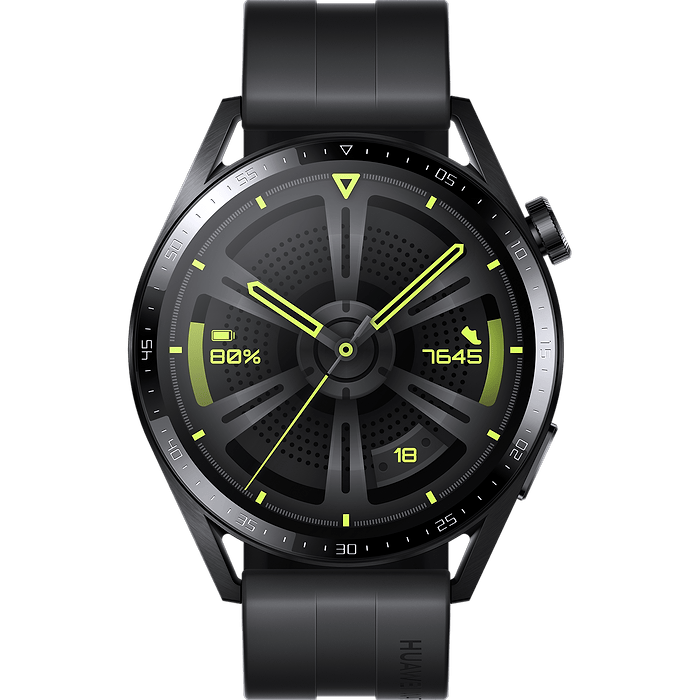 שעון חכם Huawei Watch GT 3 Active - צבע שחור שנה אחריות עי היבואן הרשמי