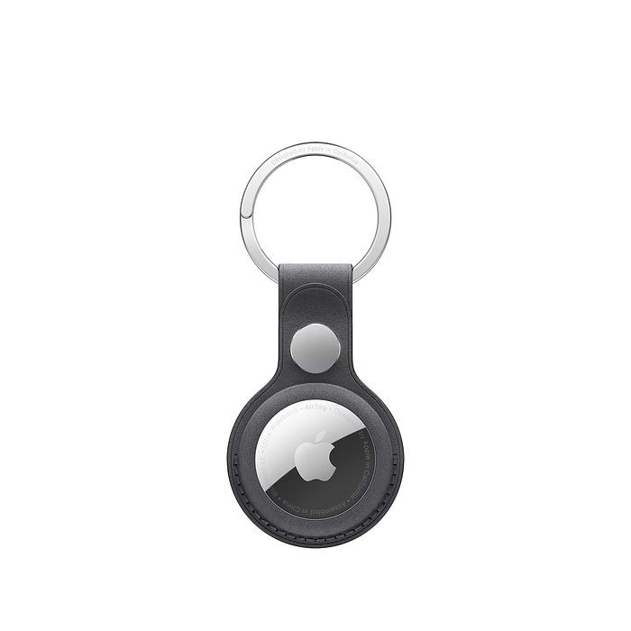 כיסוי ומחזיק מפתחות  Apple AirTag FineWoven Key Ring - צבע שחור