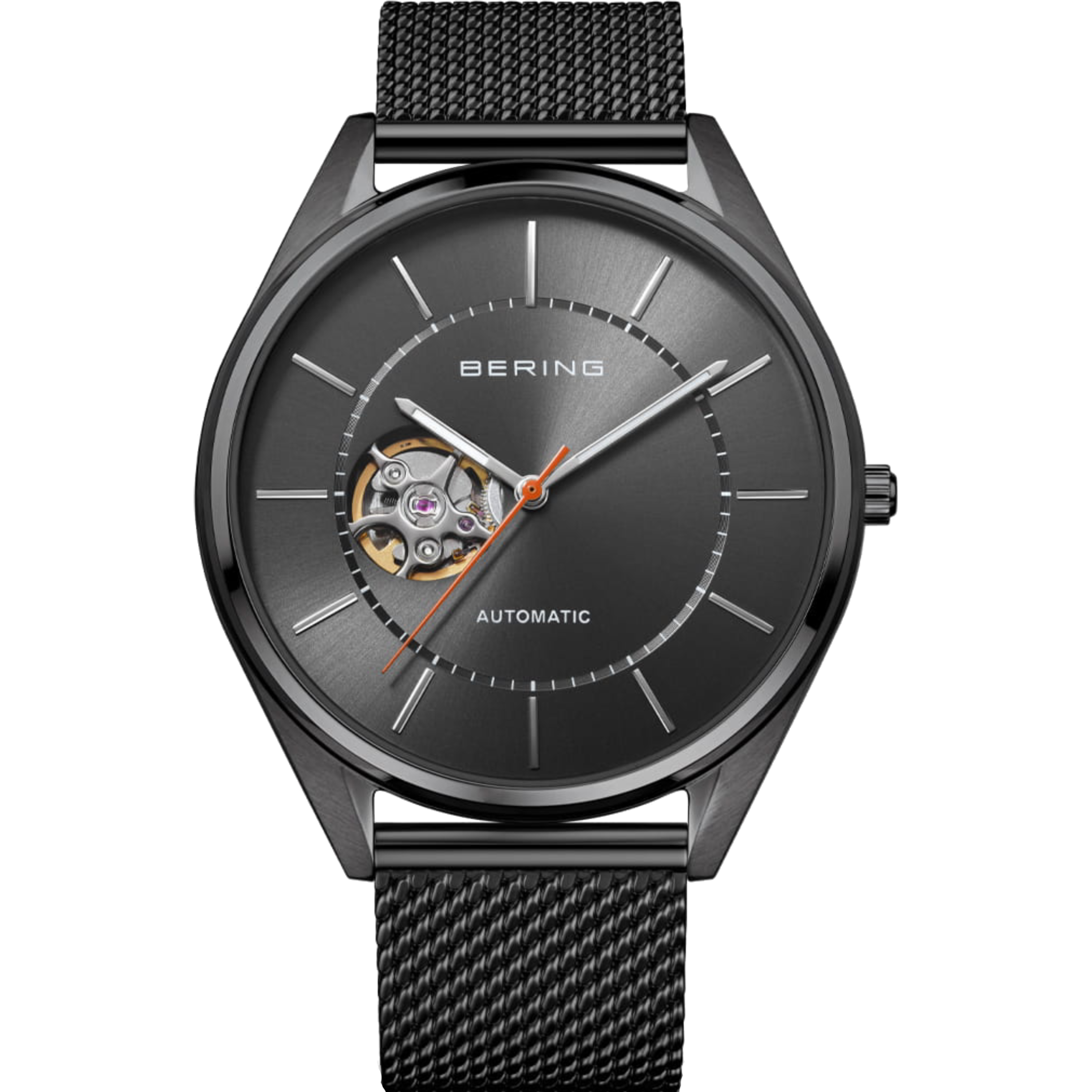שעון יד לגבר Bering 16743-377 43mm צבע שחור/אוטומטי - אחריות לשנתיים