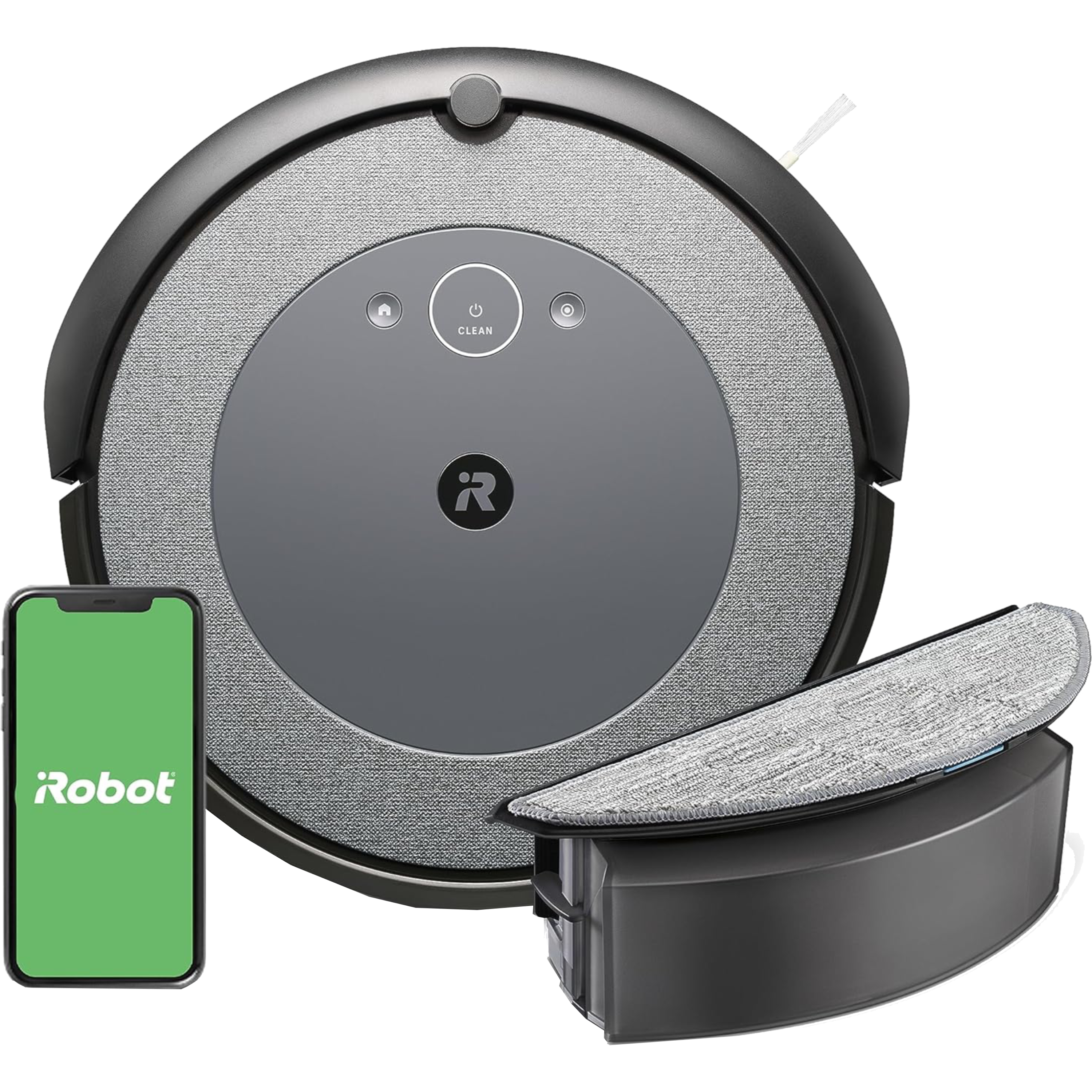 שואב שוטף רובוטי iRobot Roomba Combo i5 - שנה אחריות ע