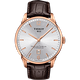 שעון יד לגבר אוטומטי TISSOT T099.407.36.037.00 42mm צבע רוזגולד/עור חום/תאריך - אחריות לשנתיים