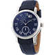 שעון יד לגבר Mathey Tissot H7020ABU 43mm צבע כחול/עור כחול/זכוכית ספיר/רטרוגרד - אחריות לשנתיים