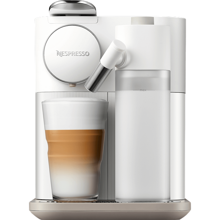 מכונת קפה נספרסו  Nespresso Gran lattissima F541 לבן - אחריות עי היבואן הרשמי 