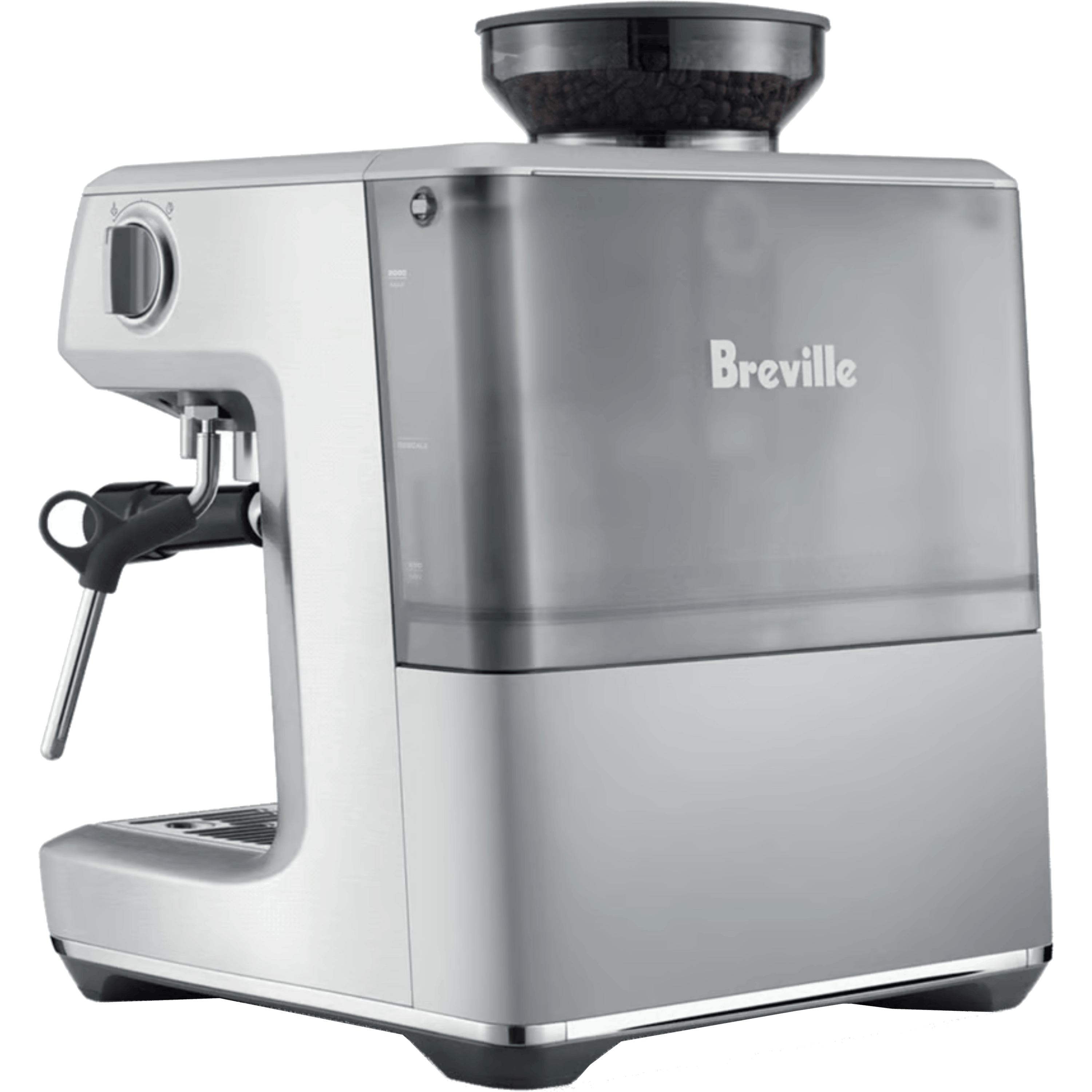 מכונת אספרסו משולבת מטחנת פולי קפה Breville Barista Express Impress BES876 צבע כסוף - אחריות ע