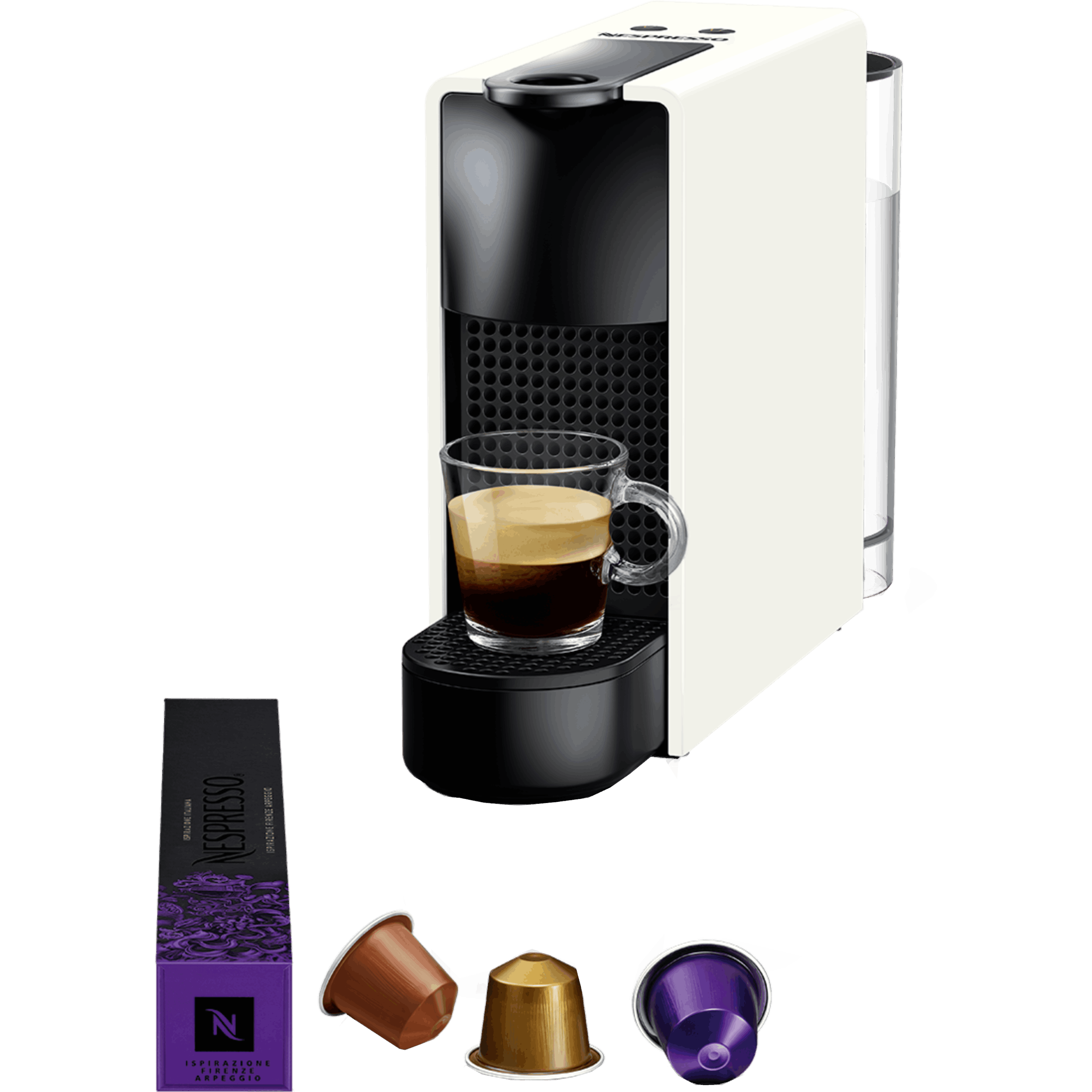 מכונות קפה Nespresso A3NC30-IL-WH-NE Essenza Mini - צבע לבן אחריות ע