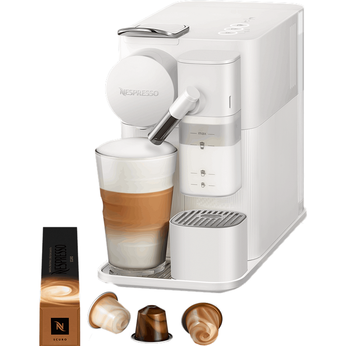 מכונת קפה Nespresso F121 Lattissima One - בצבע לבן אחריות עי היבואן הרשמי