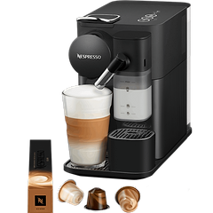 מכונת קפה Nespresso F121 Lattissima One - בצבע שחור אחריות ע"י היבואן הרשמי