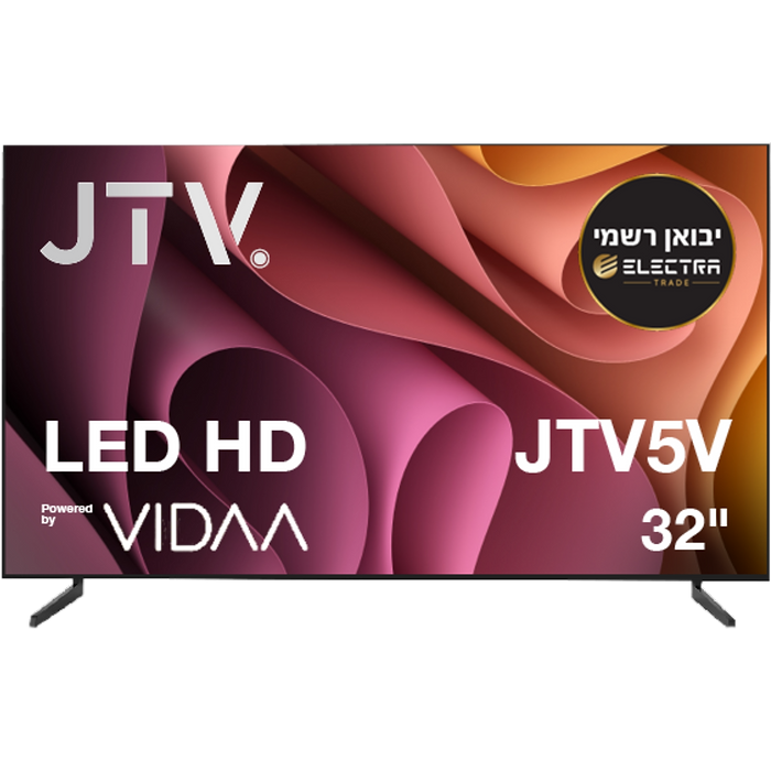 טלוויזיה חכמה 32 Jetpoint 32JT5V LED HD VIDAA TV - אחריות עי היבואן הרשמי 