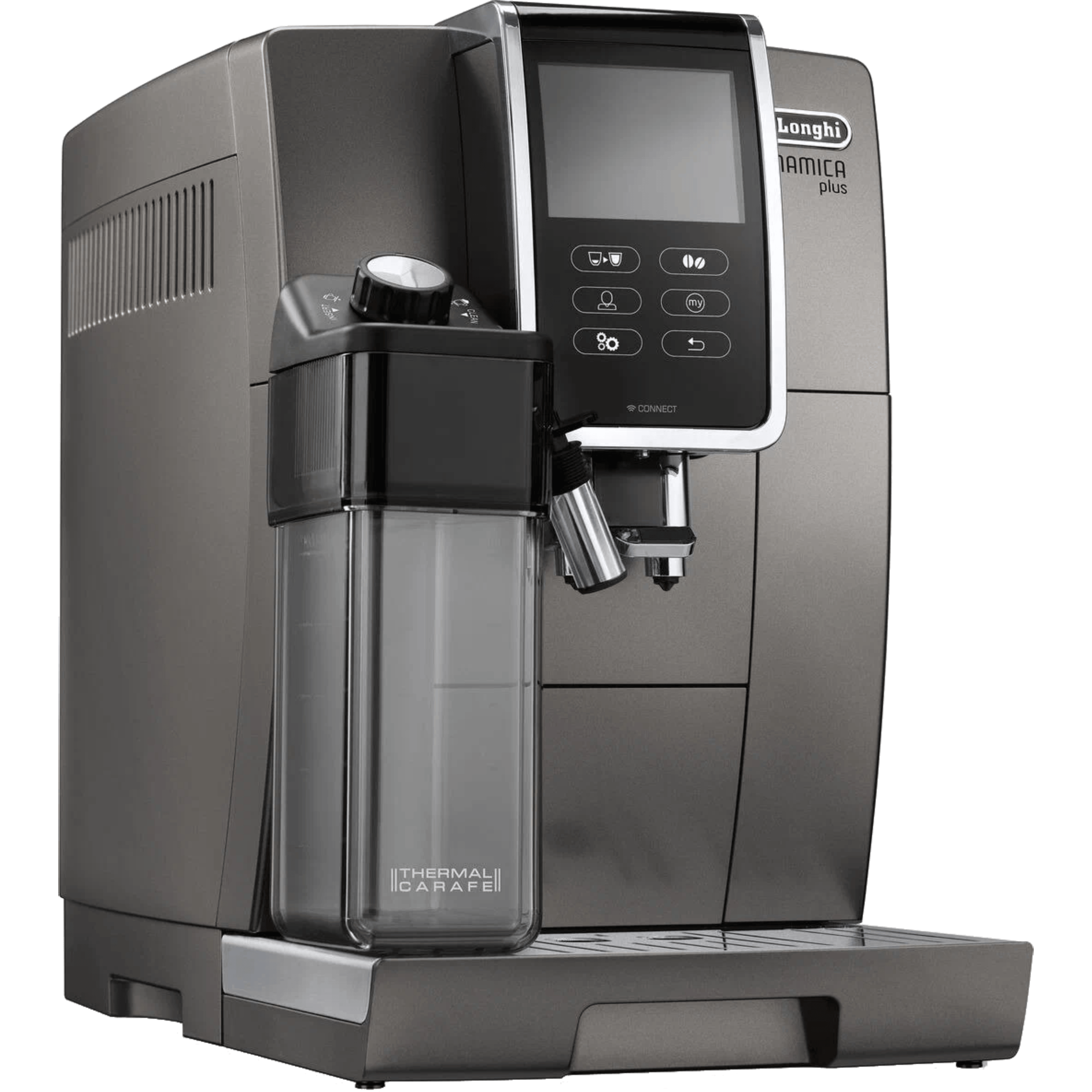 מכונת קפה דלונגי אוטומטית ECAM 370.95.T נירוסטה - אחריות יבואן רשמי