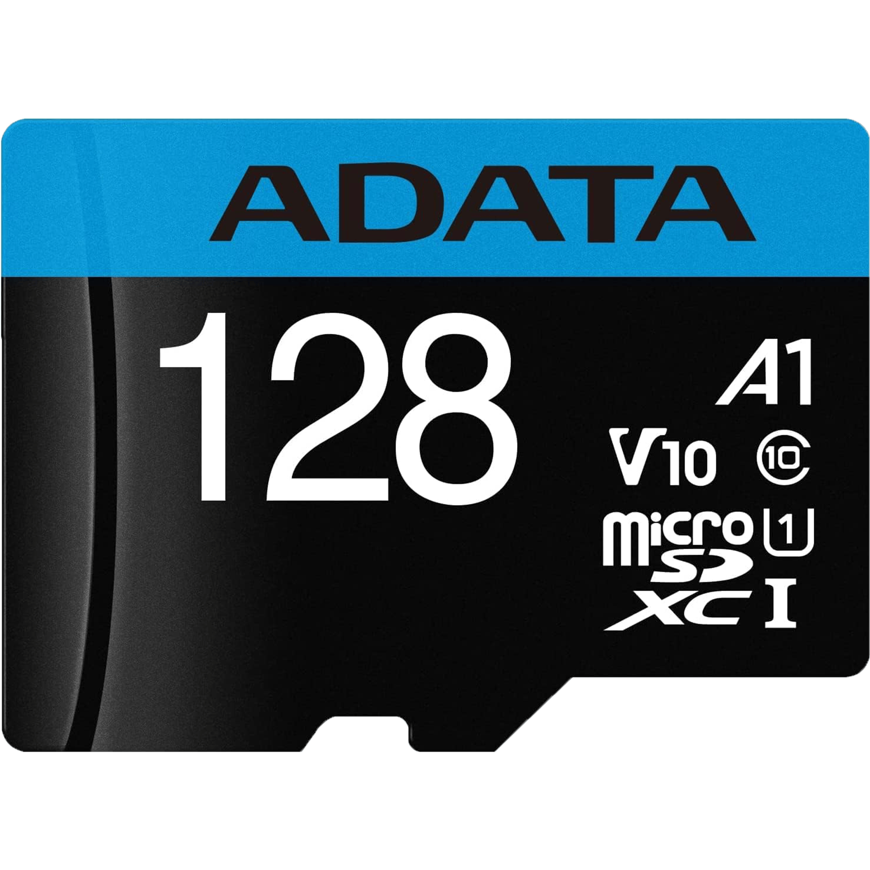 כרטיס זיכרון עם מתאם ADATA Premier microSDHC/SDXC UHS-I Class10 128GB - צבע שחור חמש שנות אחריות ע