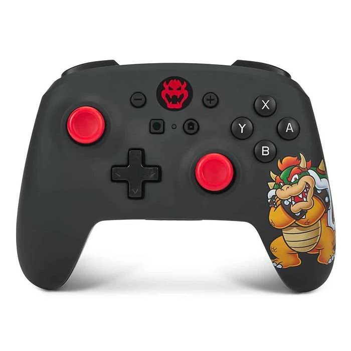בקר אלחוטי PowerA Wireless Controller for Nintendo Switch - צבע שחור ואדום שנה אחריות עי היבואן הרשמי
