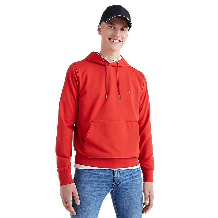מחסני חשמל - קפוצ'ון לגבר בדגם Pullover Fleece מידה XXL צבע אדום Tommy ... image.