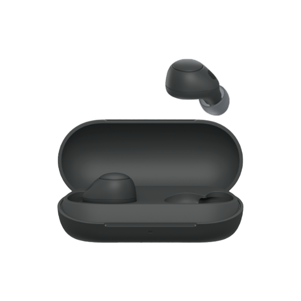 אוזניות אלחוטיות עם משתיק רעשים Sony WF-C700 Bluetooth - צבע שחור שנה אחריות ע