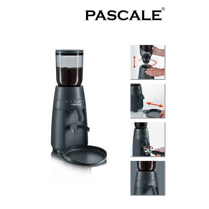 מטחנת קפה דגם PASCALE PMC702 - אחריות יבואן רשמי 