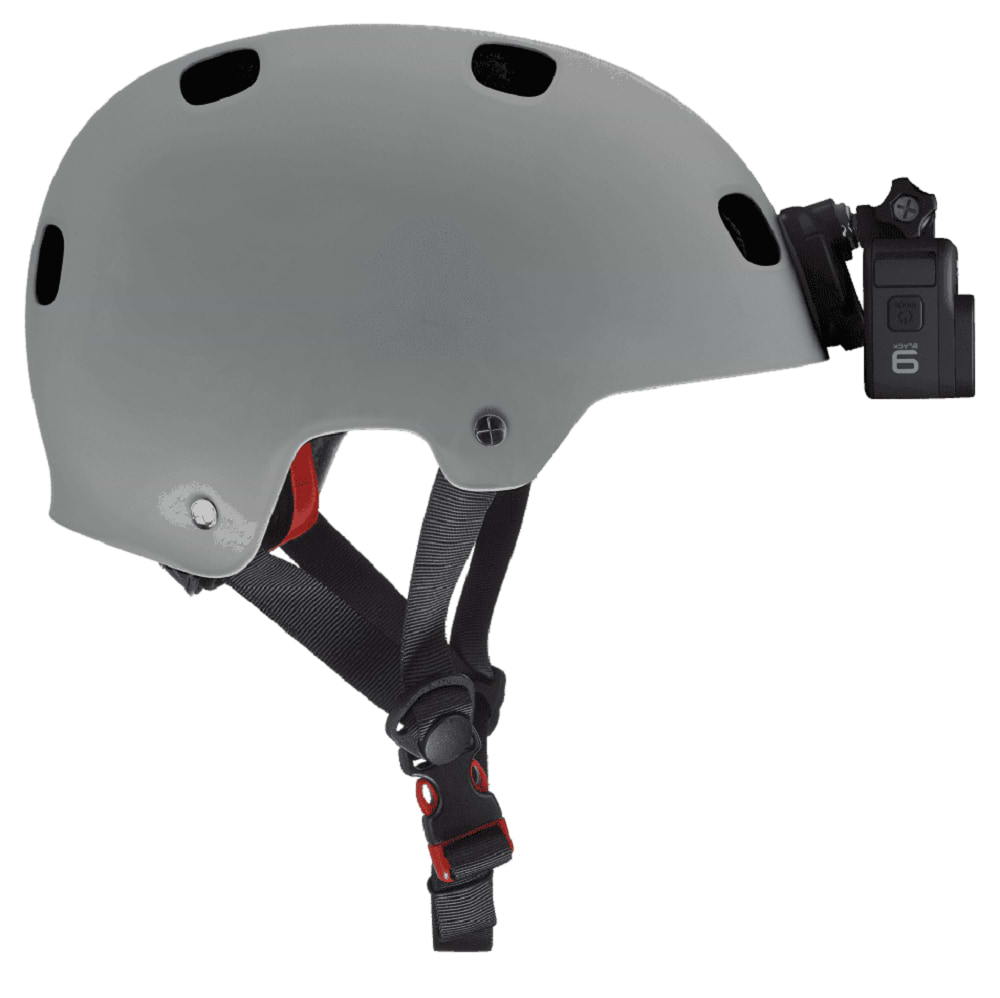 תושבת לקסדה GoPro Helmet Front & Side Mount - צבע שחור שנתיים אחריות ע