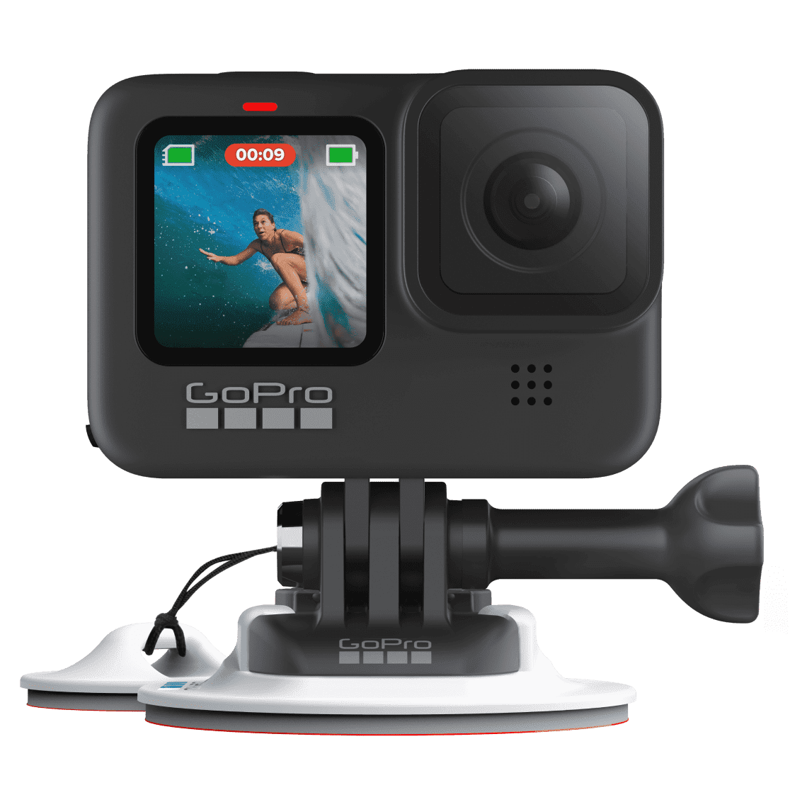 תושבת לגלשן GoPro Surfboard Camera Mounts - בצבע שחור שנתיים אחריות ע