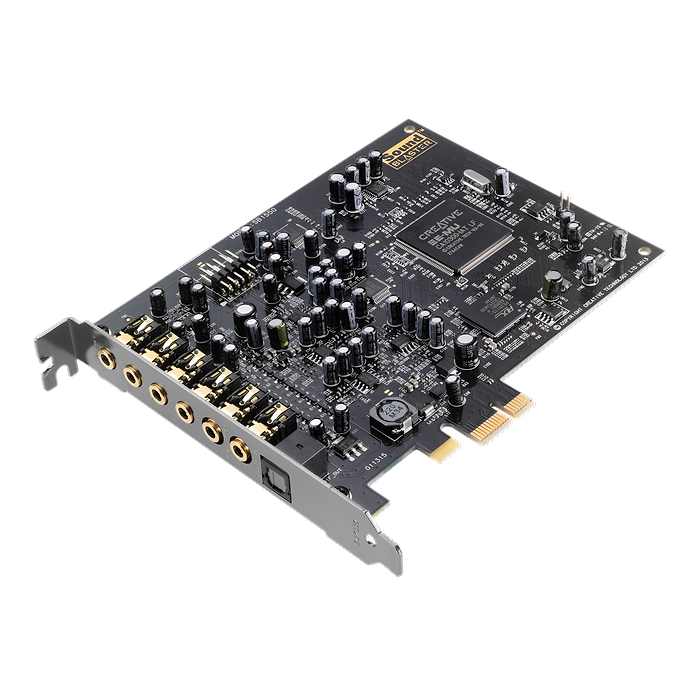 כרטיס קול פנימי Creative Sound Blaster Audigy Rx 7.1 PCIe - צבע שחור שנה אחריות עי היבואן הרשמי