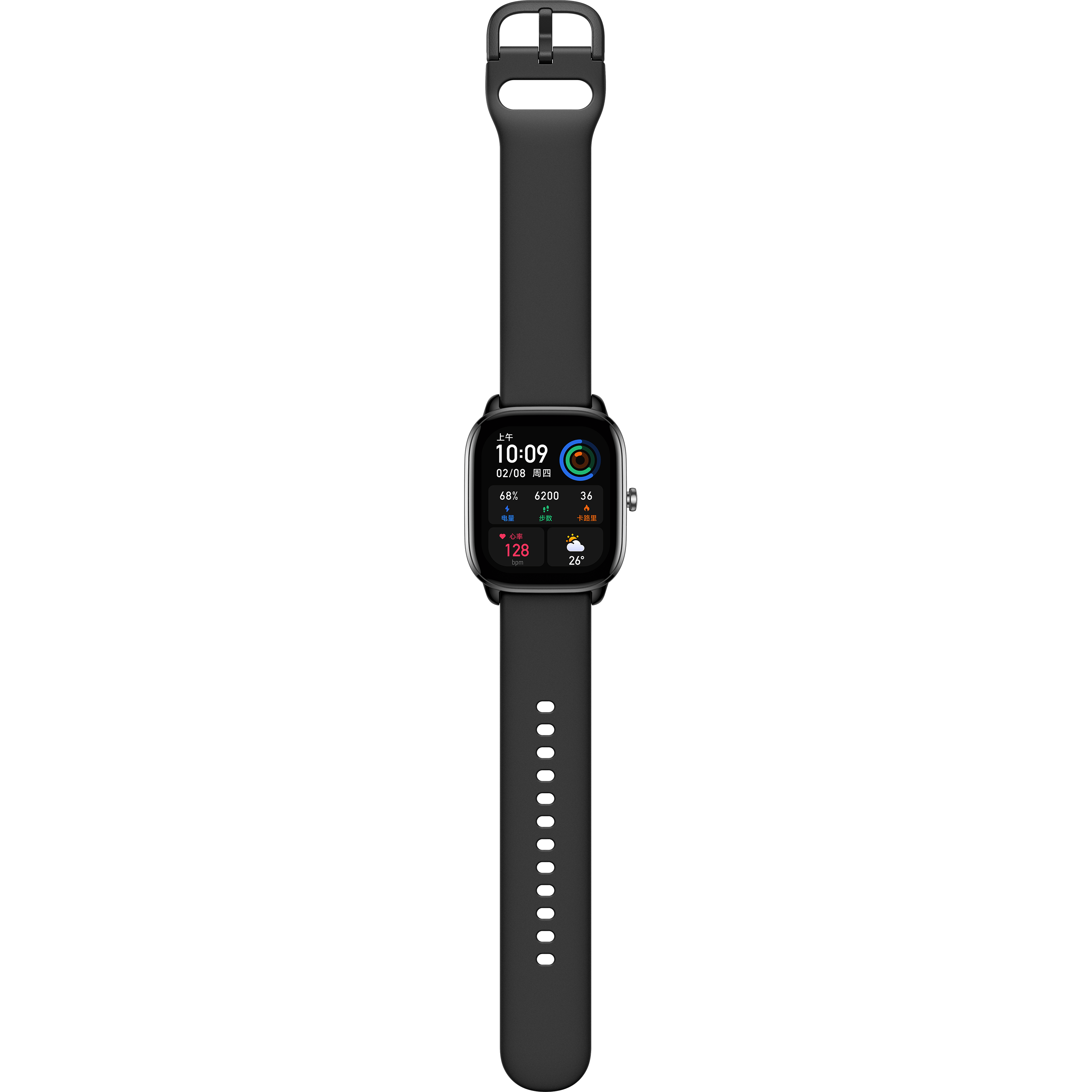שעון חכם Amazfit GTS 4 Mini - צבע שחור חצות שנה אחריות ע