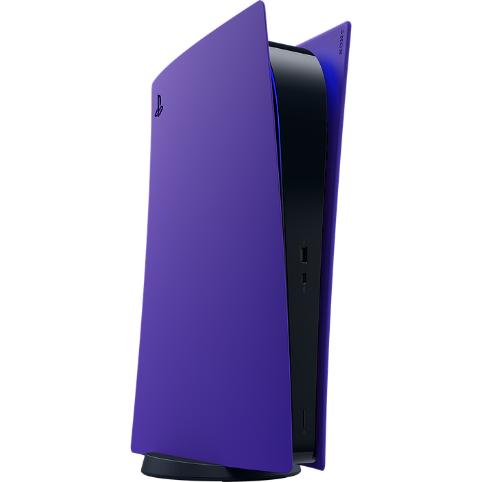 כיסוי צבעוני רשמי לקונסולת Sony Playstation 5 Digital Edition - צבע סגול גלקטי שנה אחריות עי היבואן הרשמי
