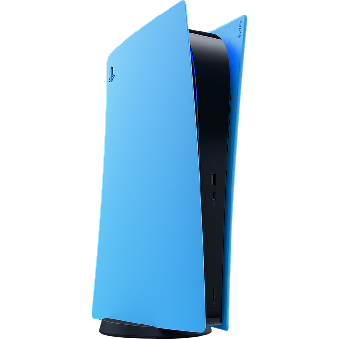 כיסוי צבעוני רשמי לקונסולת Sony Playstation 5 Digital Edition - צבע כחול כוכבים שנה אחריות עי היבואן הרשמי
