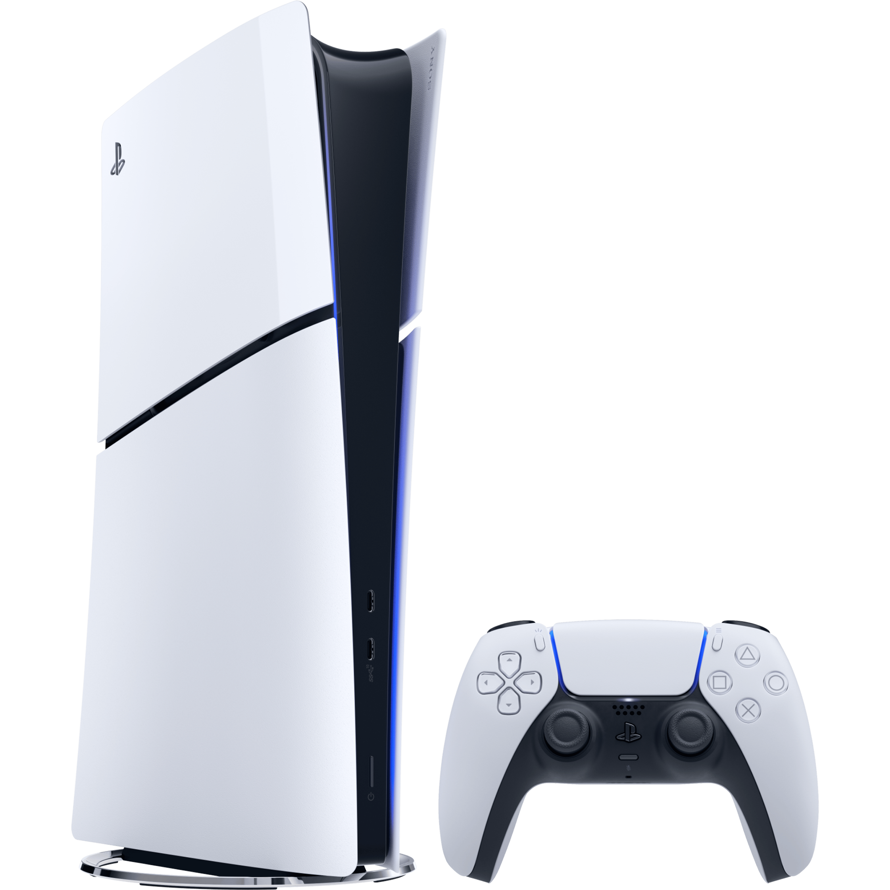 קונסולה Sony PlayStation 5 Slim 1TB Digital Edition - צבע לבן שנה אחריות ע