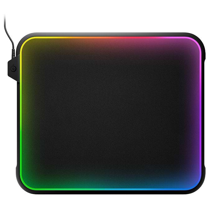 ‏משטח גיימינג SteelSeries QcK Prism RGB XL – צבע שחור 