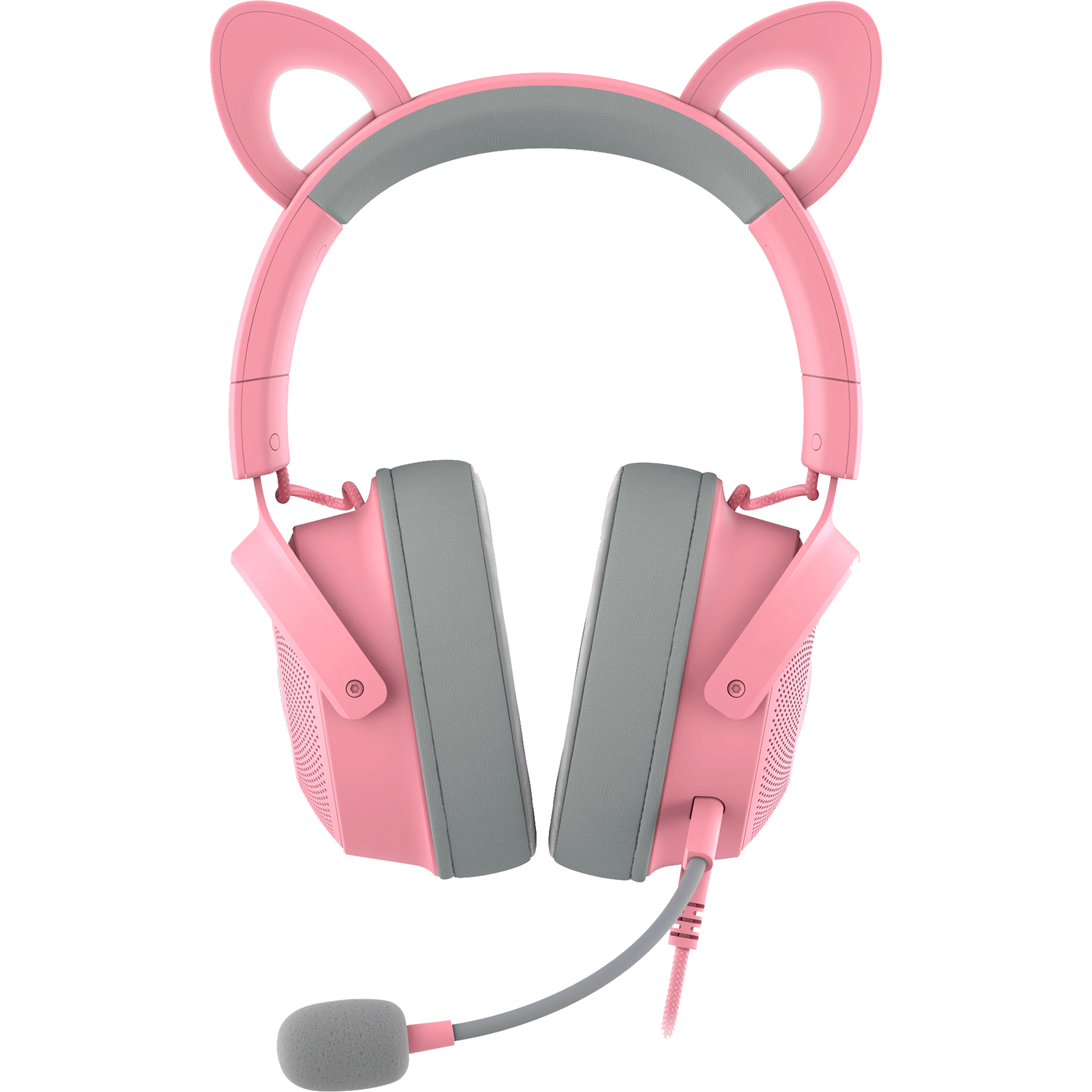אוזניות גיימינג חוטיות Razer Kraken Kitty V2 Pro RGB - צבע ורוד שנתיים אחריות ע
