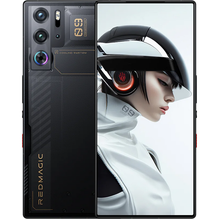 סמארטפון ZTE nubia RedMagic 9 Pro 5G 512GB 16GB RAM - צבע שחור ציקלון שנה אחריות עי היבואן הרשמי