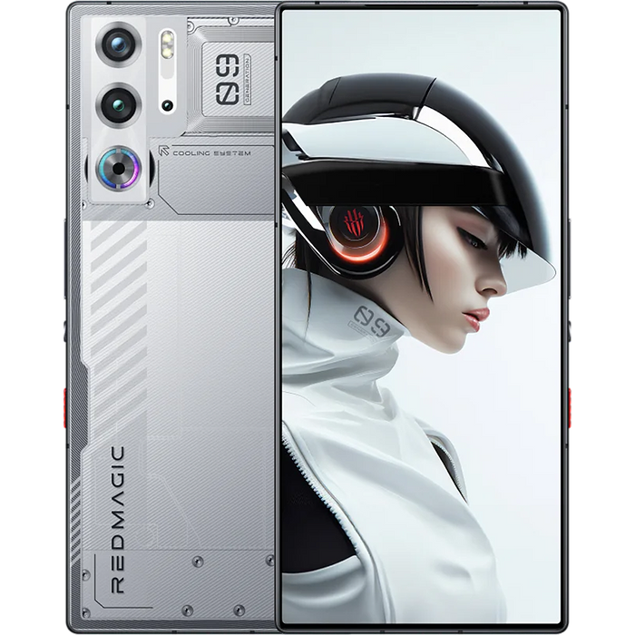 סמארטפון ZTE nubia RedMagic 9 Pro 5G 512GB 16GB RAM - צבע לבן שלג שנה אחריות עי היבואן הרשמי