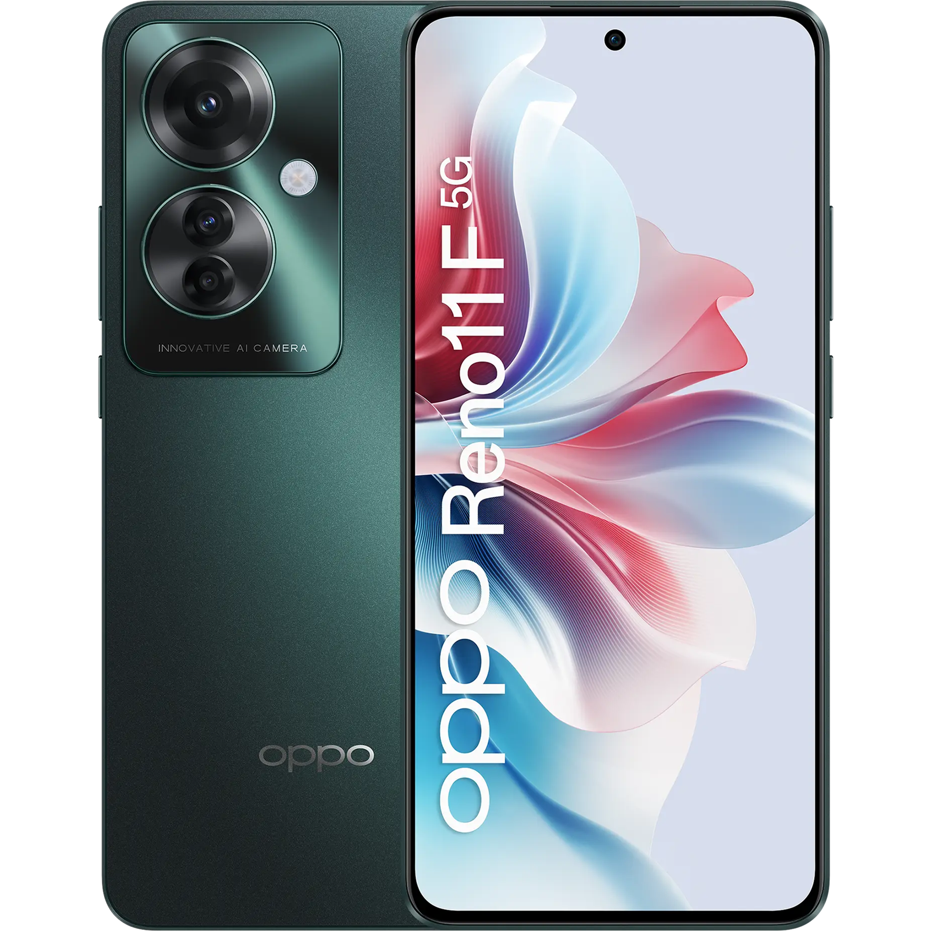 סמארטפון Oppo Reno 11F 5G 256GB 8GB RAM CPH2603 - צבע ירוק דקל שנתיים אחריות ע