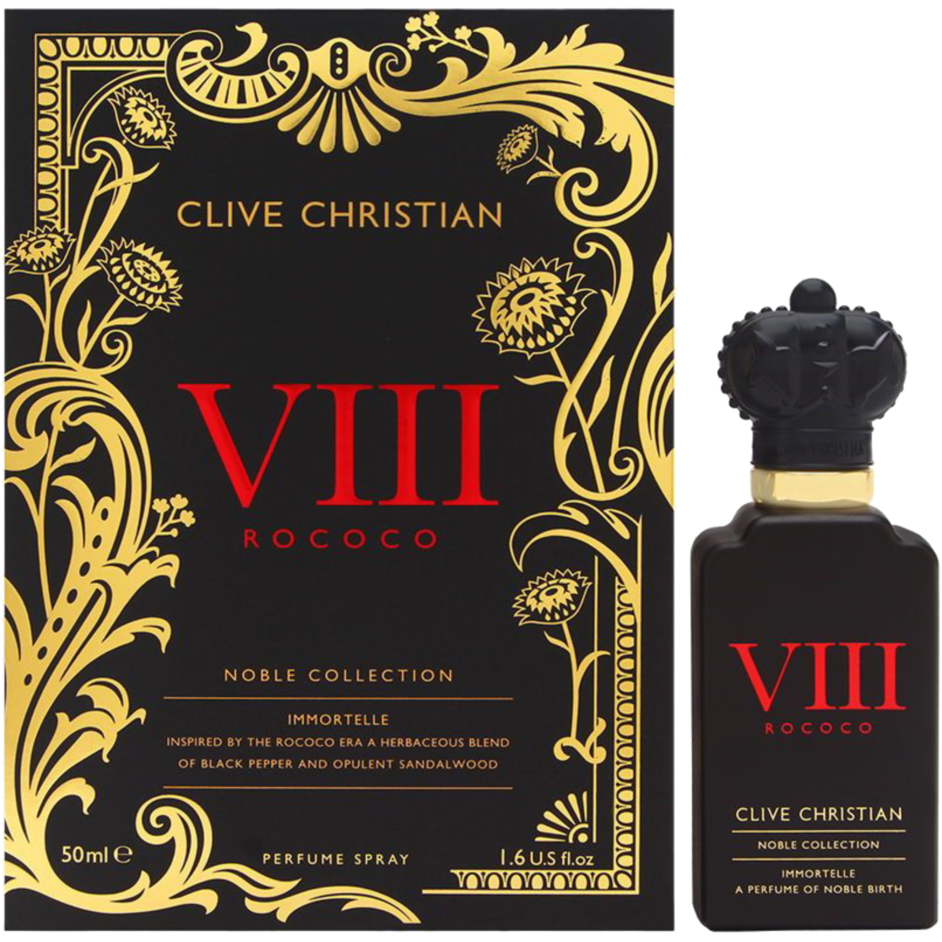 בושם יוניסקס קלייב כריסטיאן Clive Christian VIII Rococo Noble Collection Immortelle E.D.P 50ml