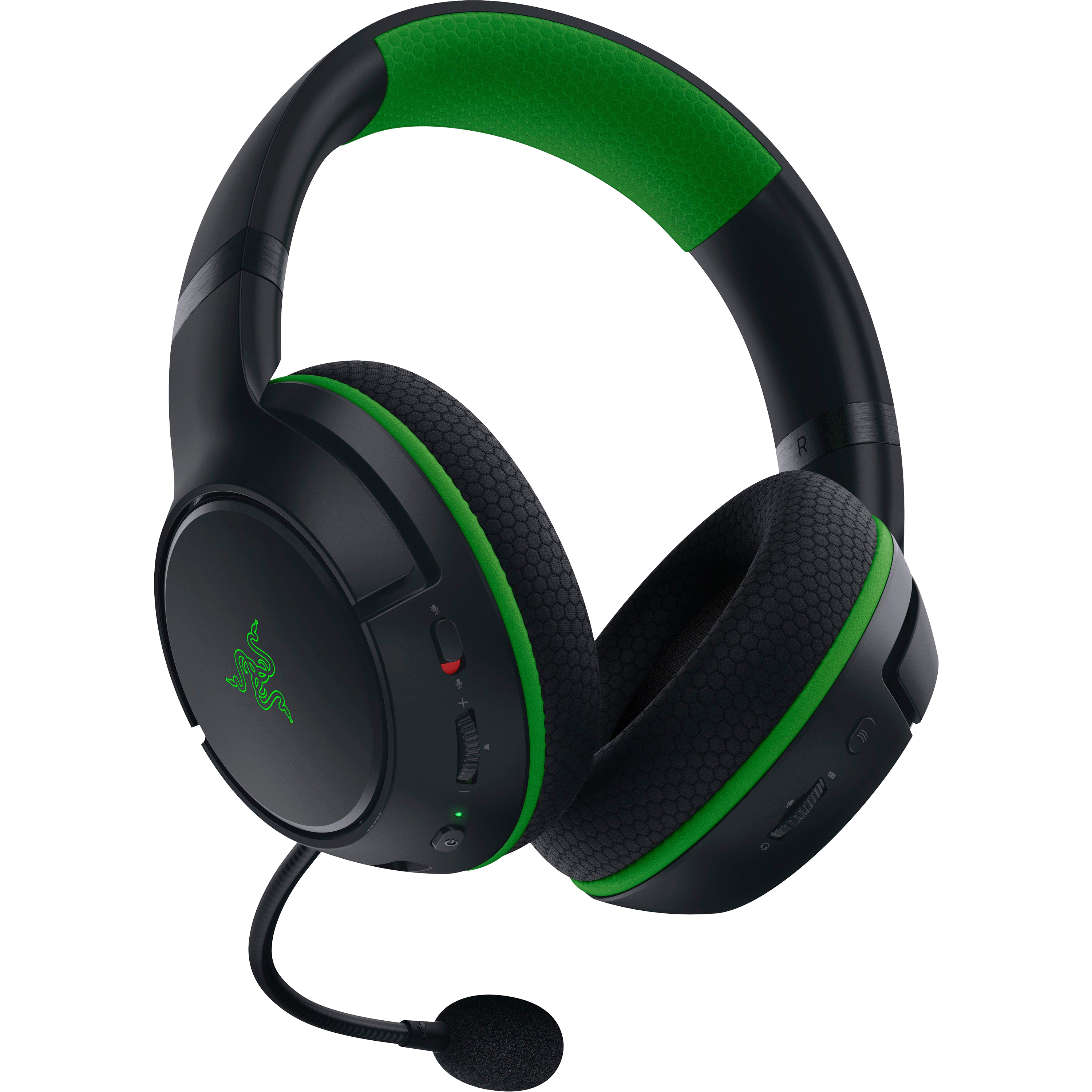 אוזניות גיימינג אלחוטיות Razer Kaira For Xbox - צבע שחור וירוק שנתיים אחריות ע