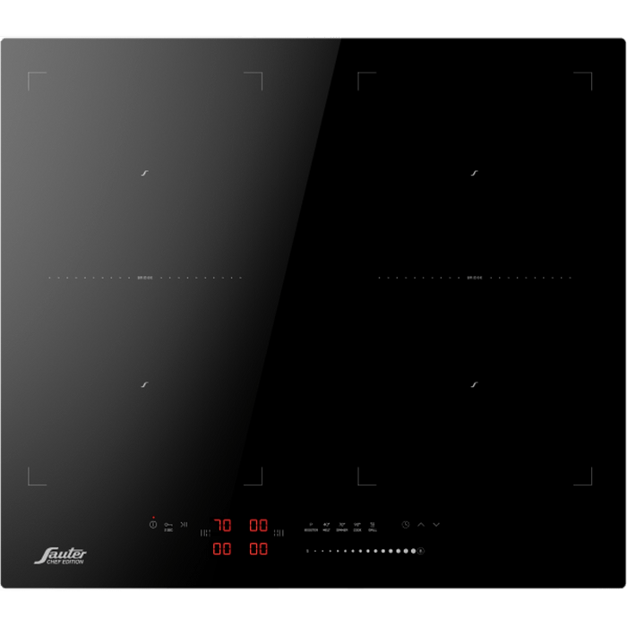 כיריים אינדוקציה 4 מוקדי בישול 60 סמ Sauter SHI6570 - גימור שחור אחריות עי היבואן הרשמי