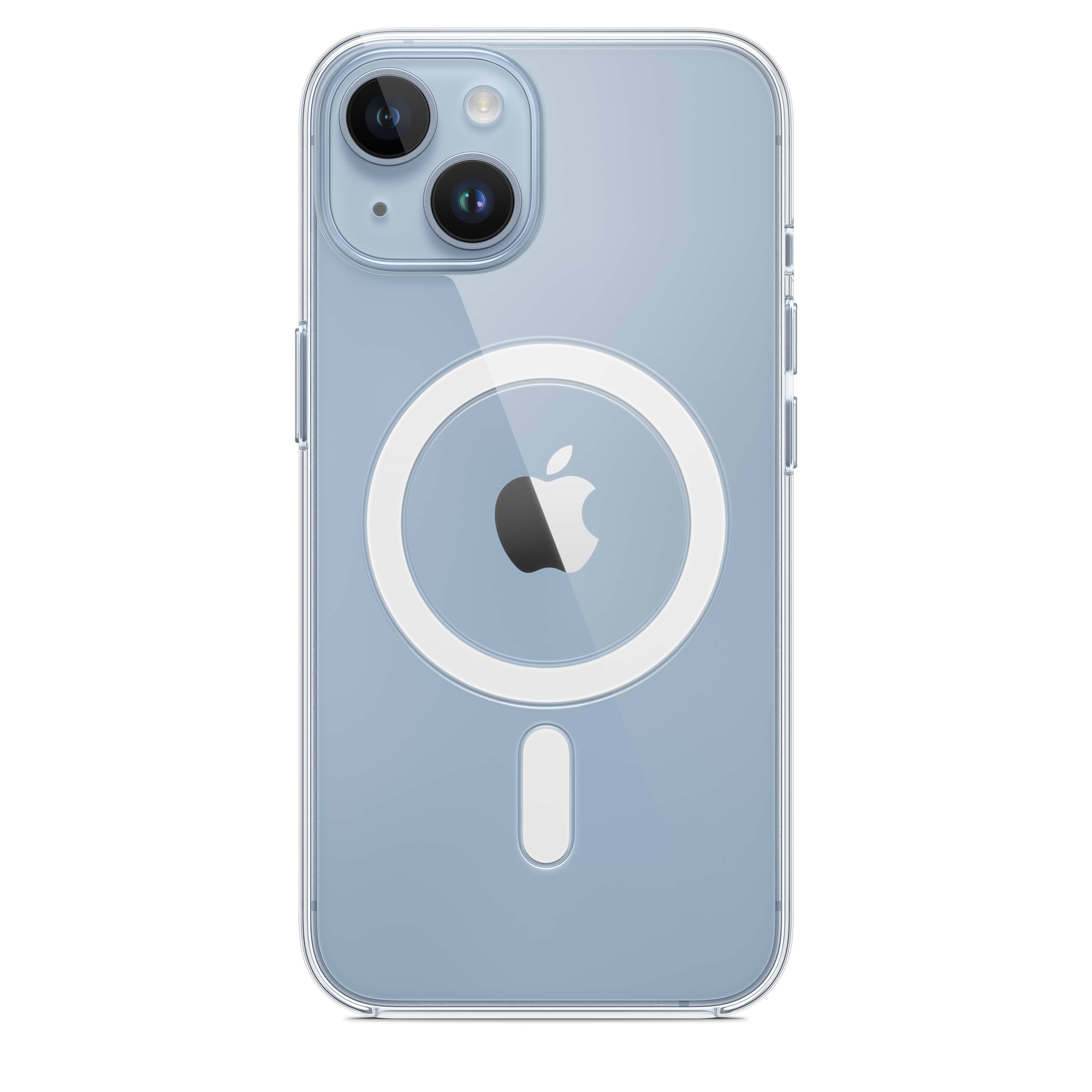 כיסוי מקורי ל- Apple iPhone 14 Clear Case עם חיבור MagSafe - צבע שקוף