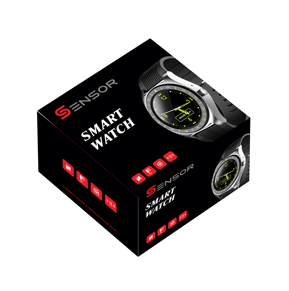 שעון חכם סנסור דגם Sensor WS5 - צבע כסוף שנה אחריות