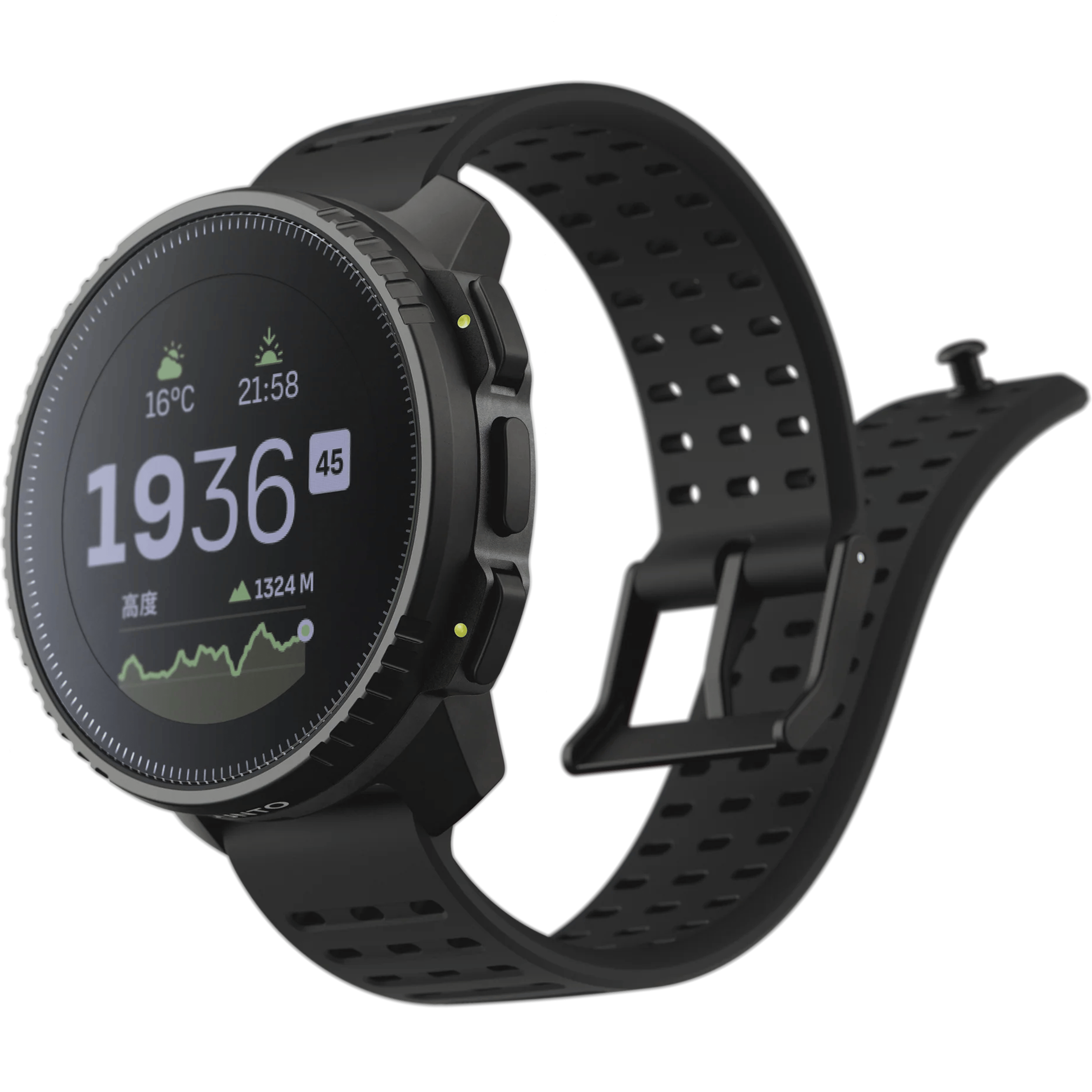 שעון ספורט חכם Suunto Vertical GPS 49mm - צבע שחור שנתיים אחריות ע