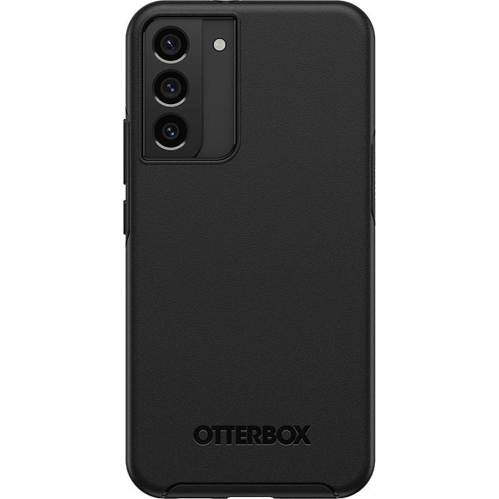  כיסוי Otterbox ל Galaxy S22 Plus דגם Symmetry - צבע שחור שנה אחריות עי היבואן הרשמי