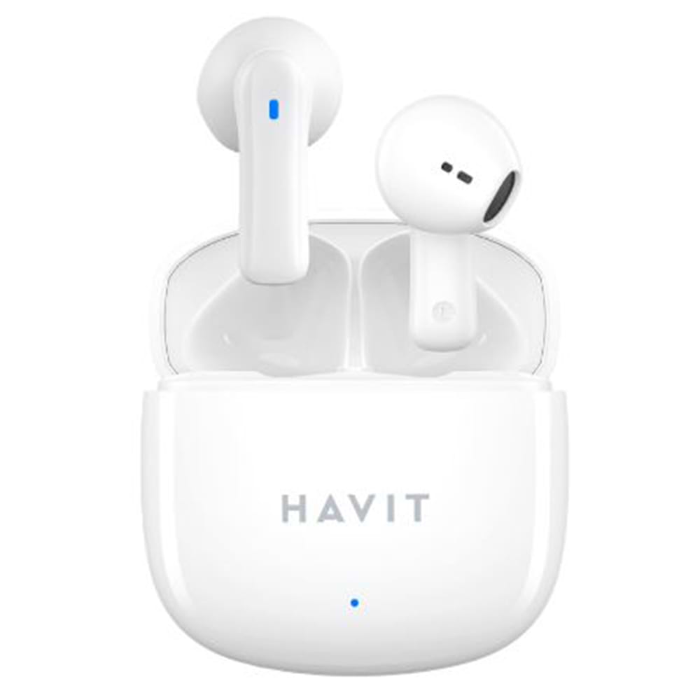 אוזניות אלחוטיות Havit TWS TW903 - צבע לבן שנה אחריות ע