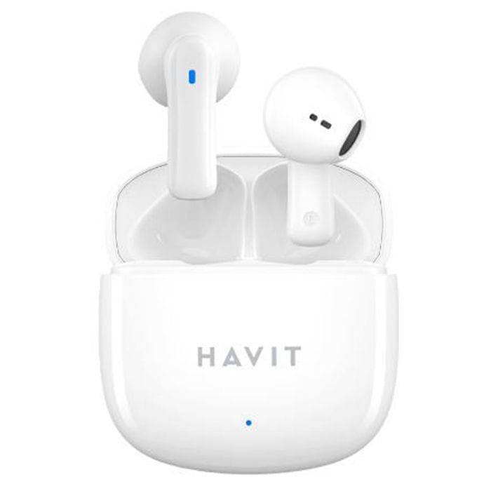 אוזניות אלחוטיות Havit TWS TW903 - צבע לבן שנה אחריות עי היבואן הרשמי