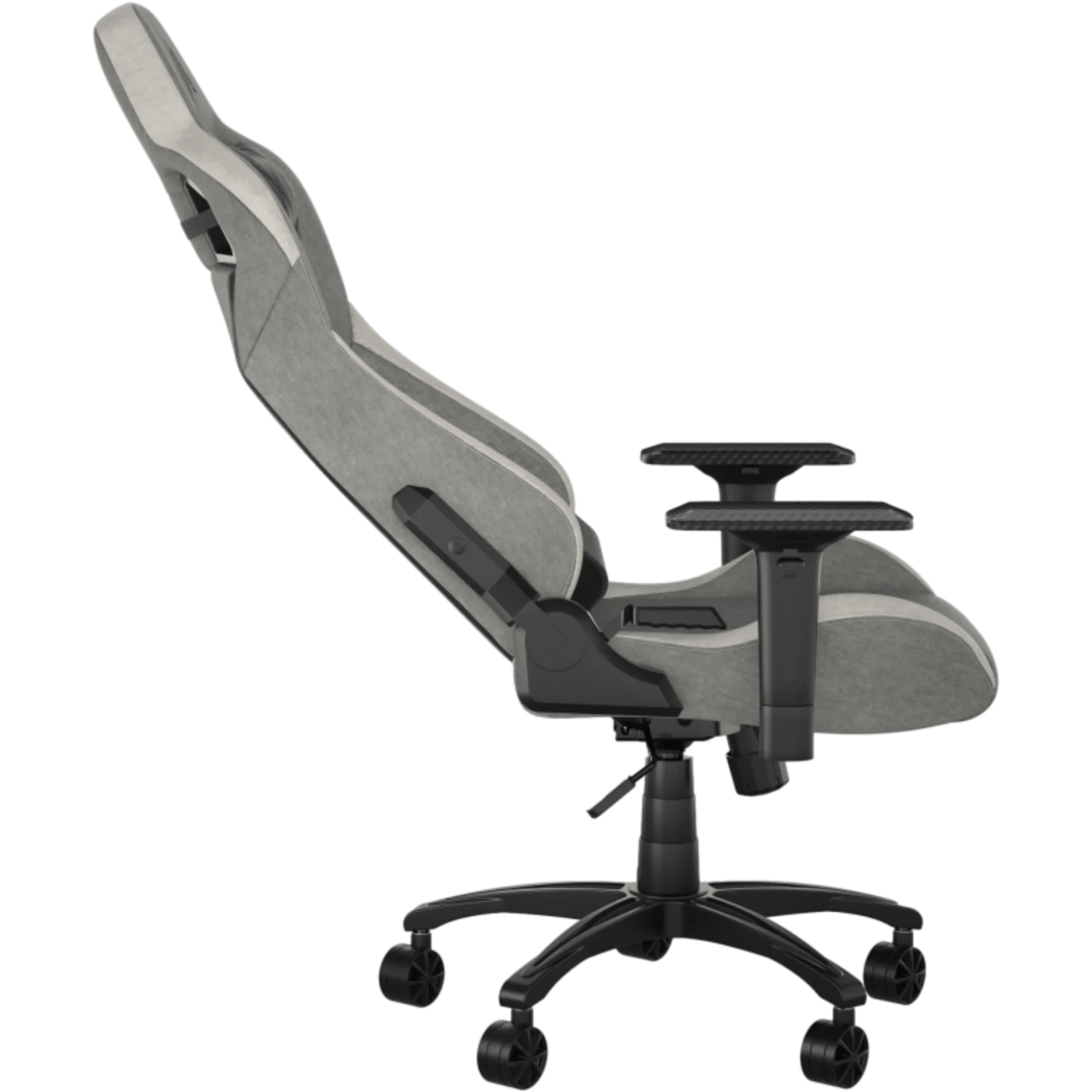 כיסא גיימינג Corsair T3 Rush 2023 - צבע אפור ולבן שנתיים אחריות ע