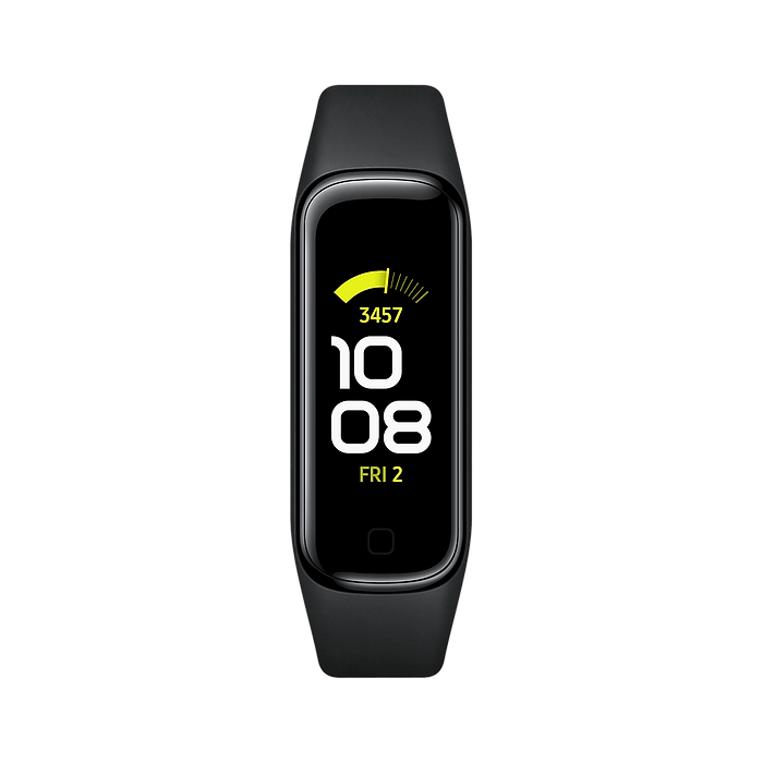 שעון ספורט חכם Samsung Galaxy Fit2 R220 - צבע שחור שנה אחריות עי היבואן הרשמי

