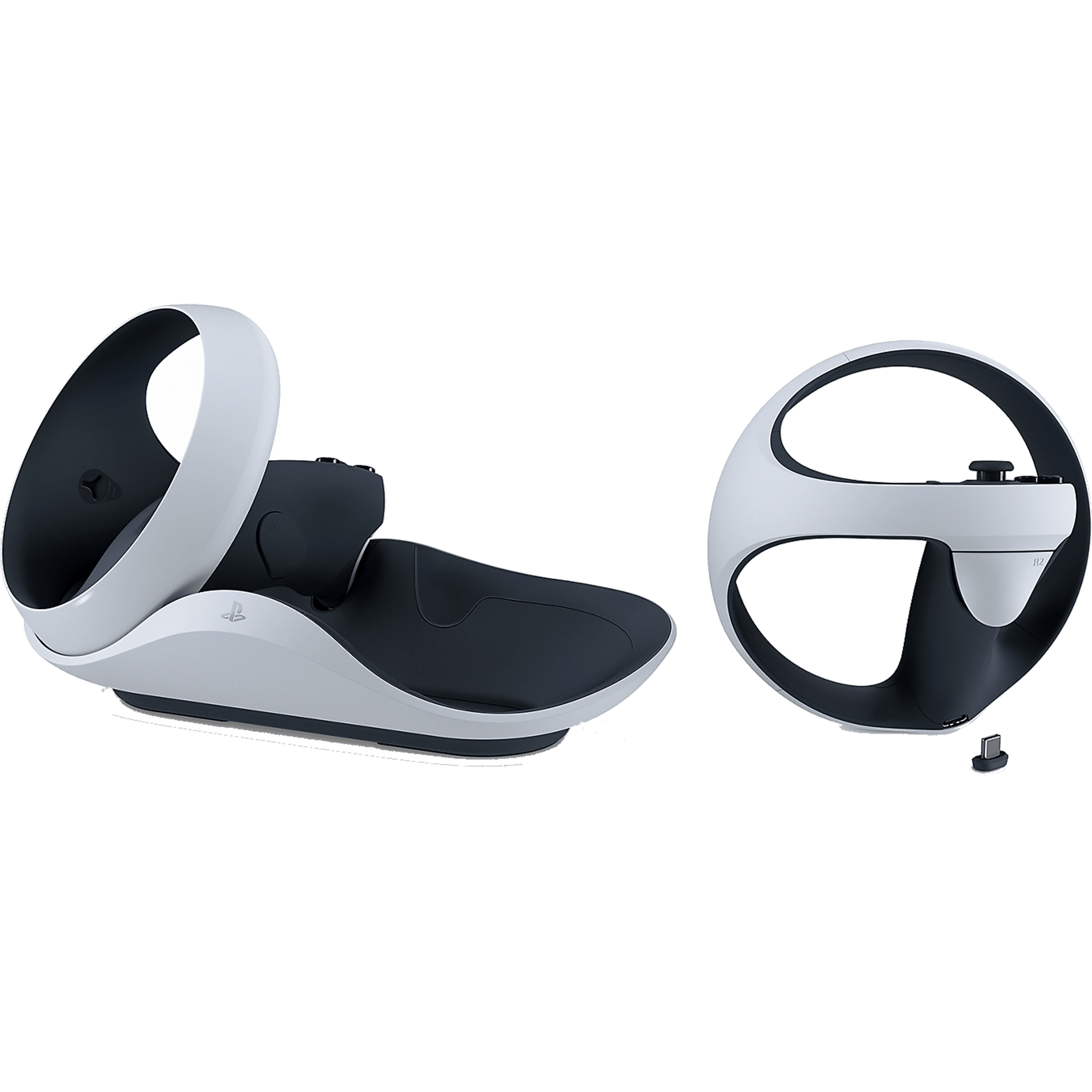 תחנת טעינה לבקר PlayStation VR2 Sense Controller Charging Station  - צבע לבן שנה אחריות ע